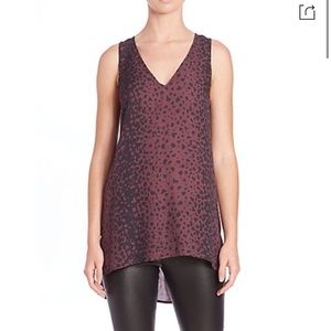 Vince Silk High-Low Tank